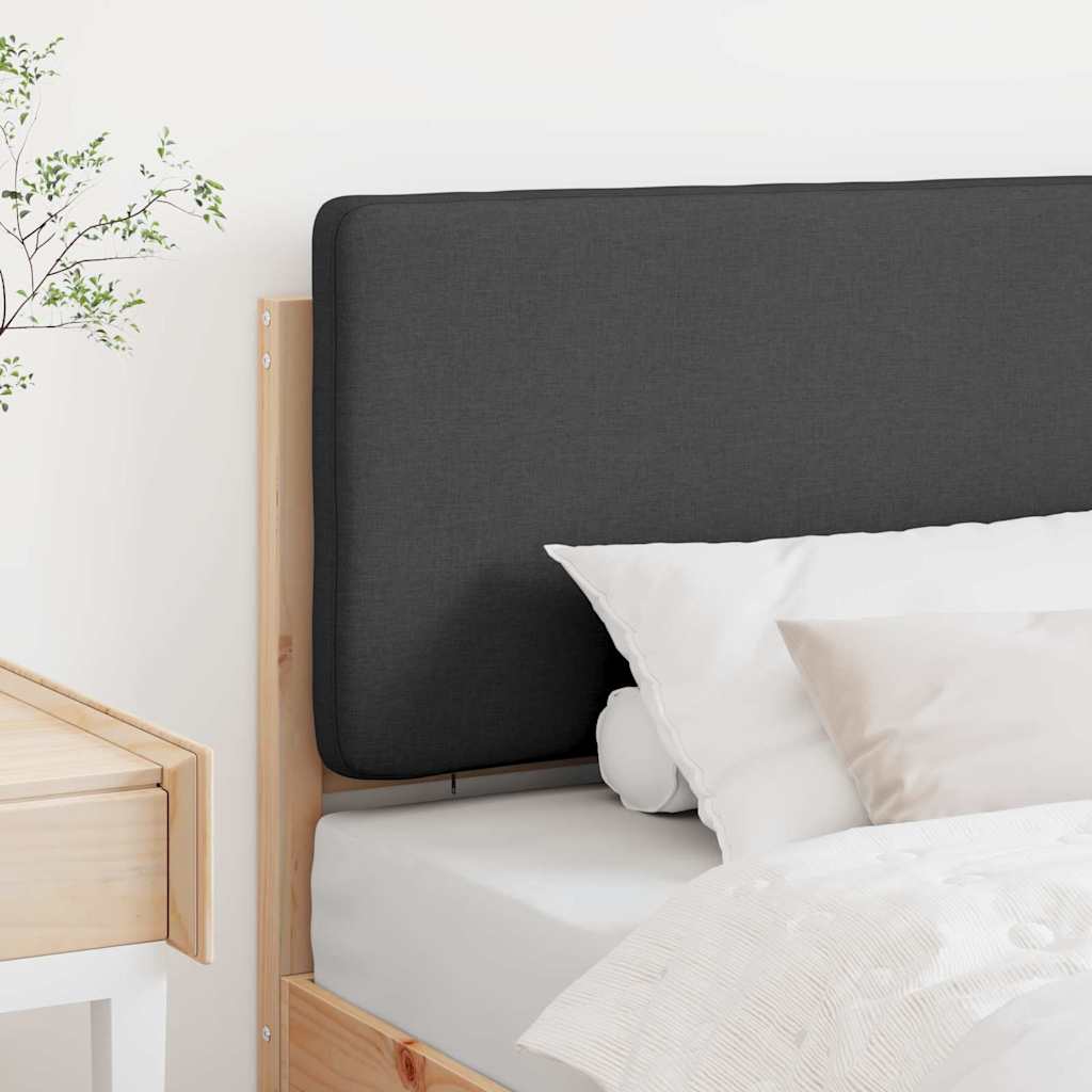 Gepolstertes Kopfteil mit Kopfteil Braun und Dunkelgrau 80 cm