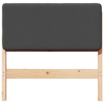 Gepolstertes Kopfteil mit Kopfteil Braun und Dunkelgrau 80 cm