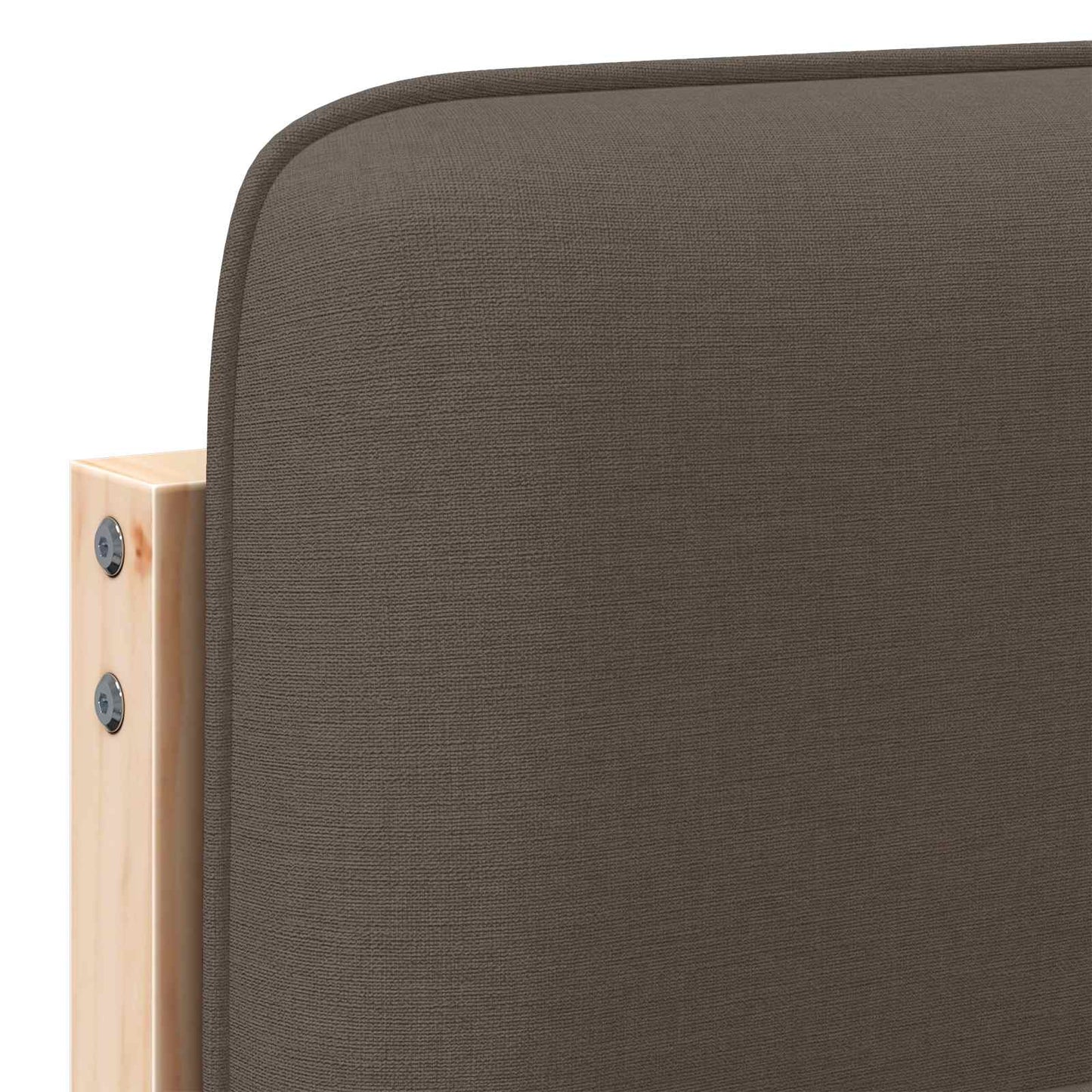 Gepolstertes Kopfteil mit Kopfteil Braun und Taupe 180 cm