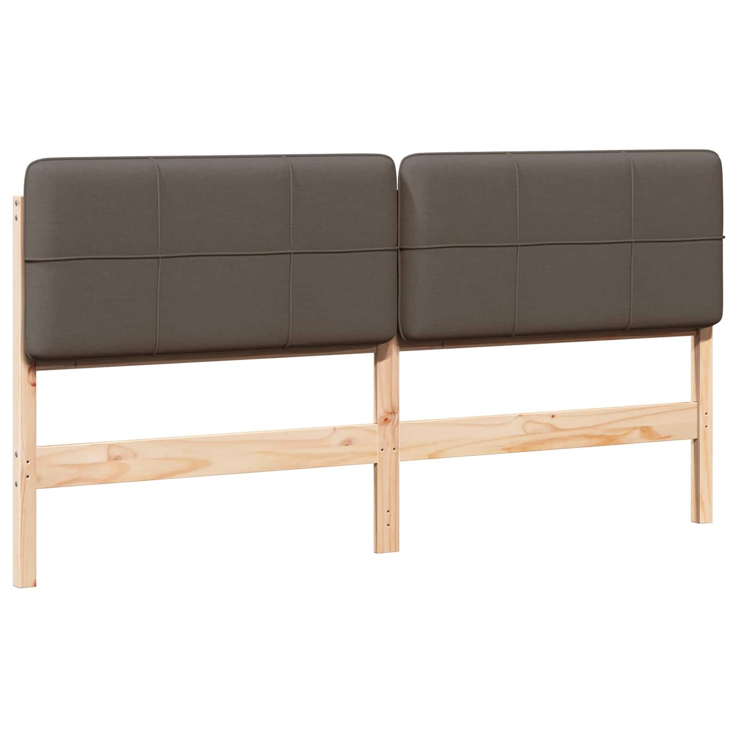 Gepolstertes Kopfteil mit Kopfteil Braun und Taupe 180 cm