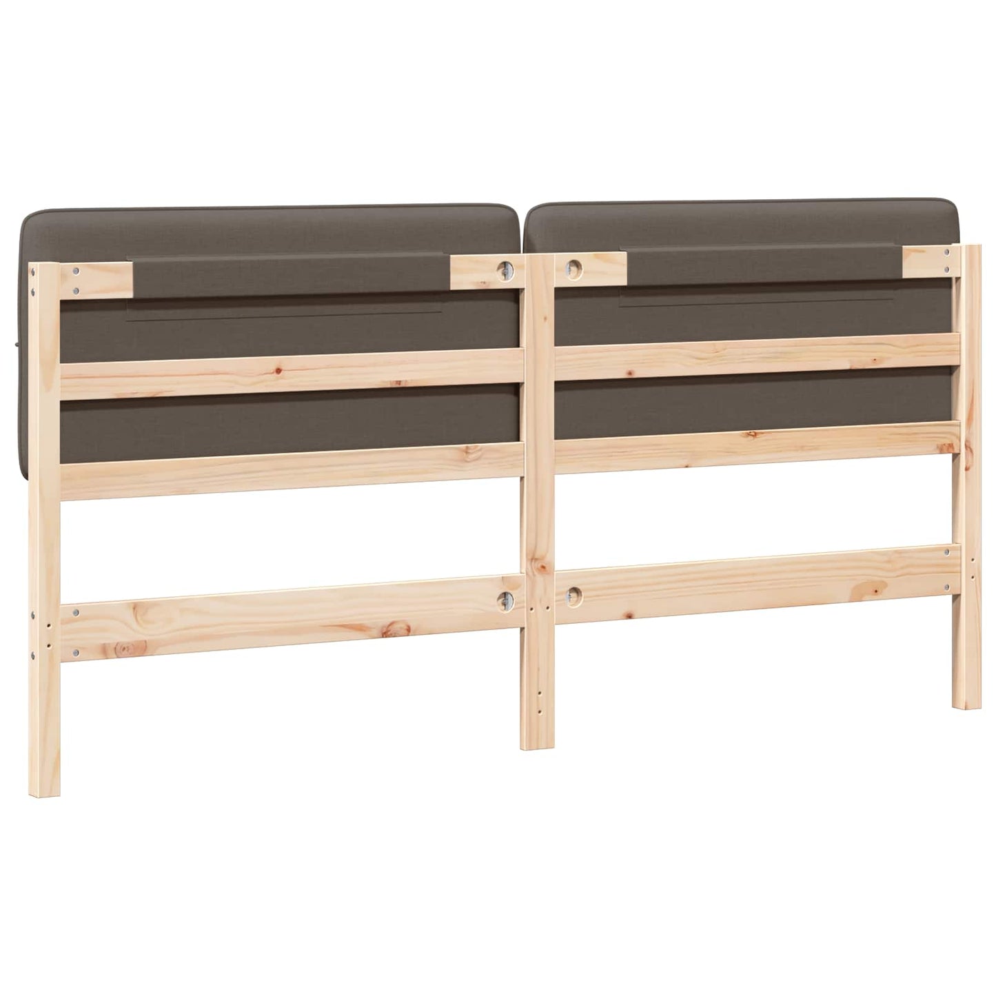 Gepolstertes Kopfteil mit Kopfteil Braun und Taupe 180 cm