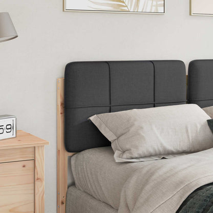 Gepolstertes Kopfteil mit Kopfteil Braun und Dunkelgrau 160 cm