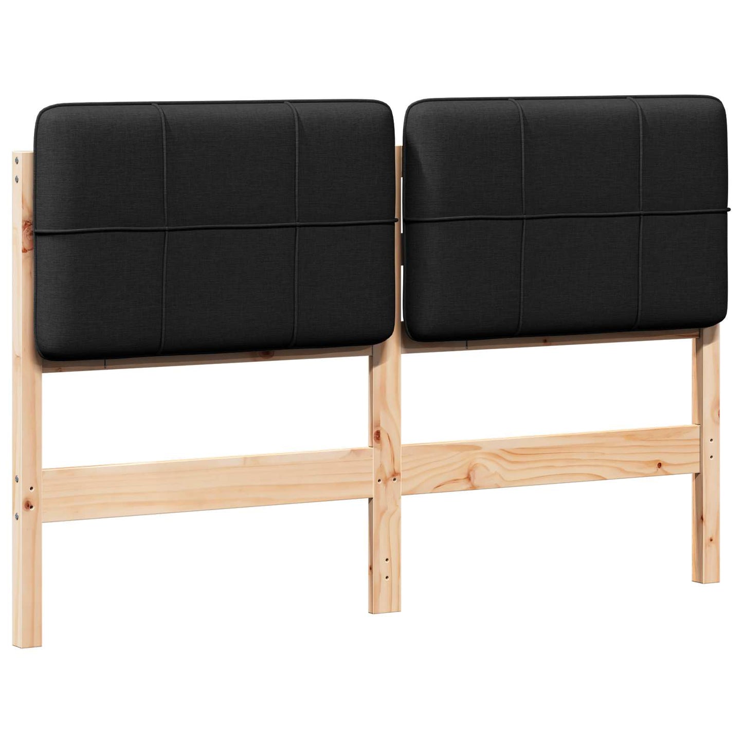 Gepolstertes Kopfteil mit Kopfteil Braun und Schwarz 160 cm