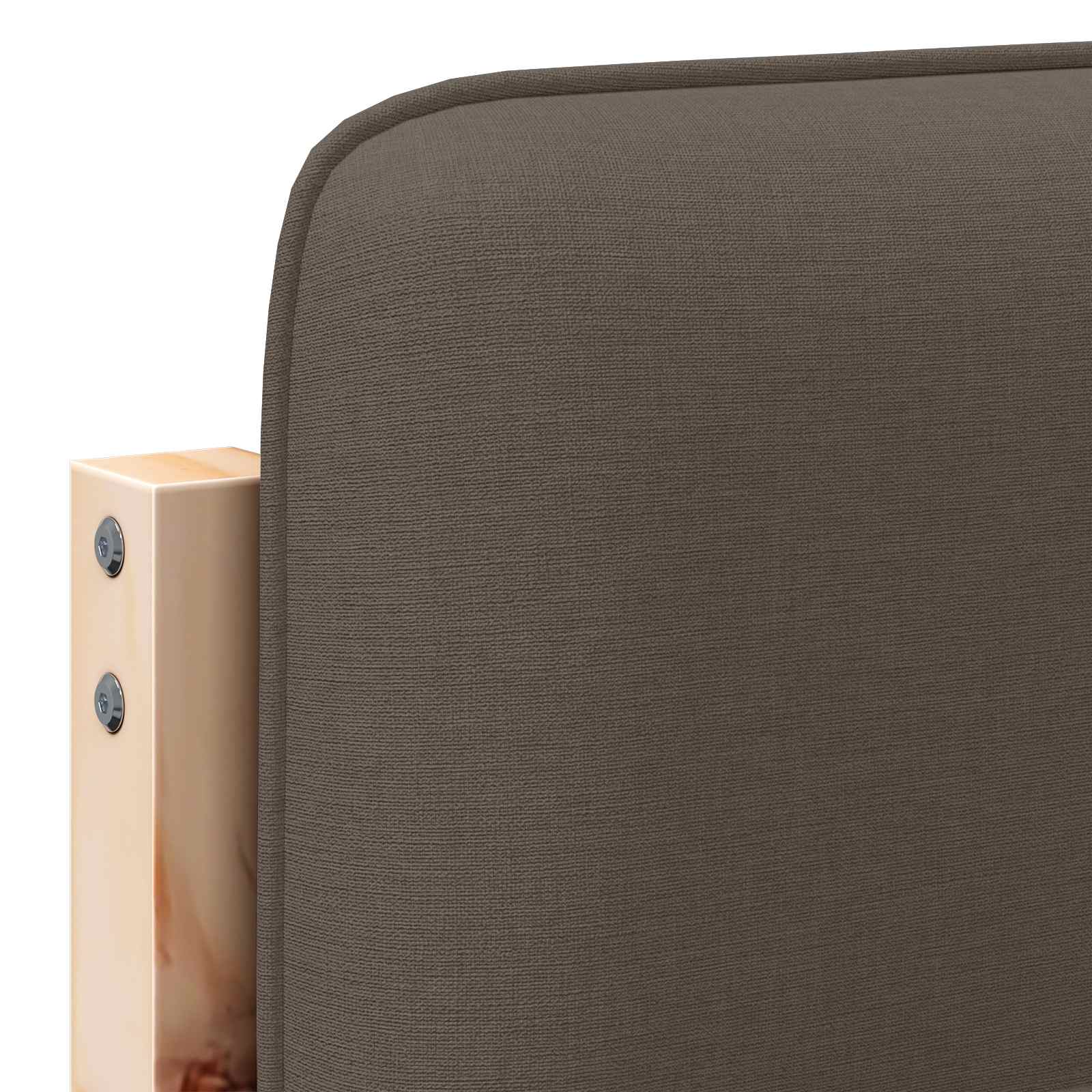 Gepolstertes Kopfteil mit Kopfteil Braun und Taupe 160 cm