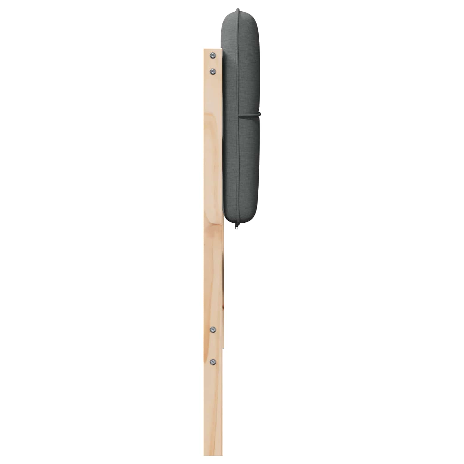 Gepolstertes Kopfteil mit Kopfteil Braun und Hellgrau 150 cm