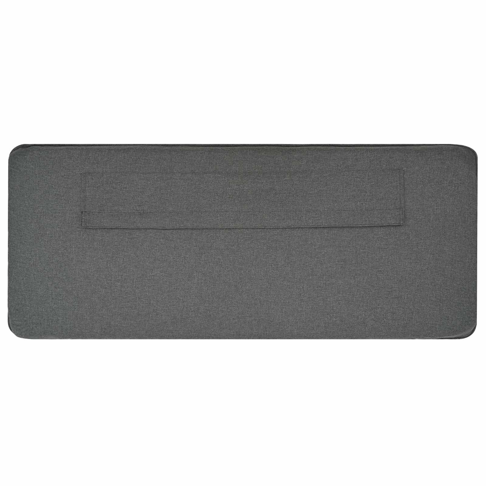 Gepolstertes Kopfteil mit Kopfteil Weiß und Hellgrau 150 cm