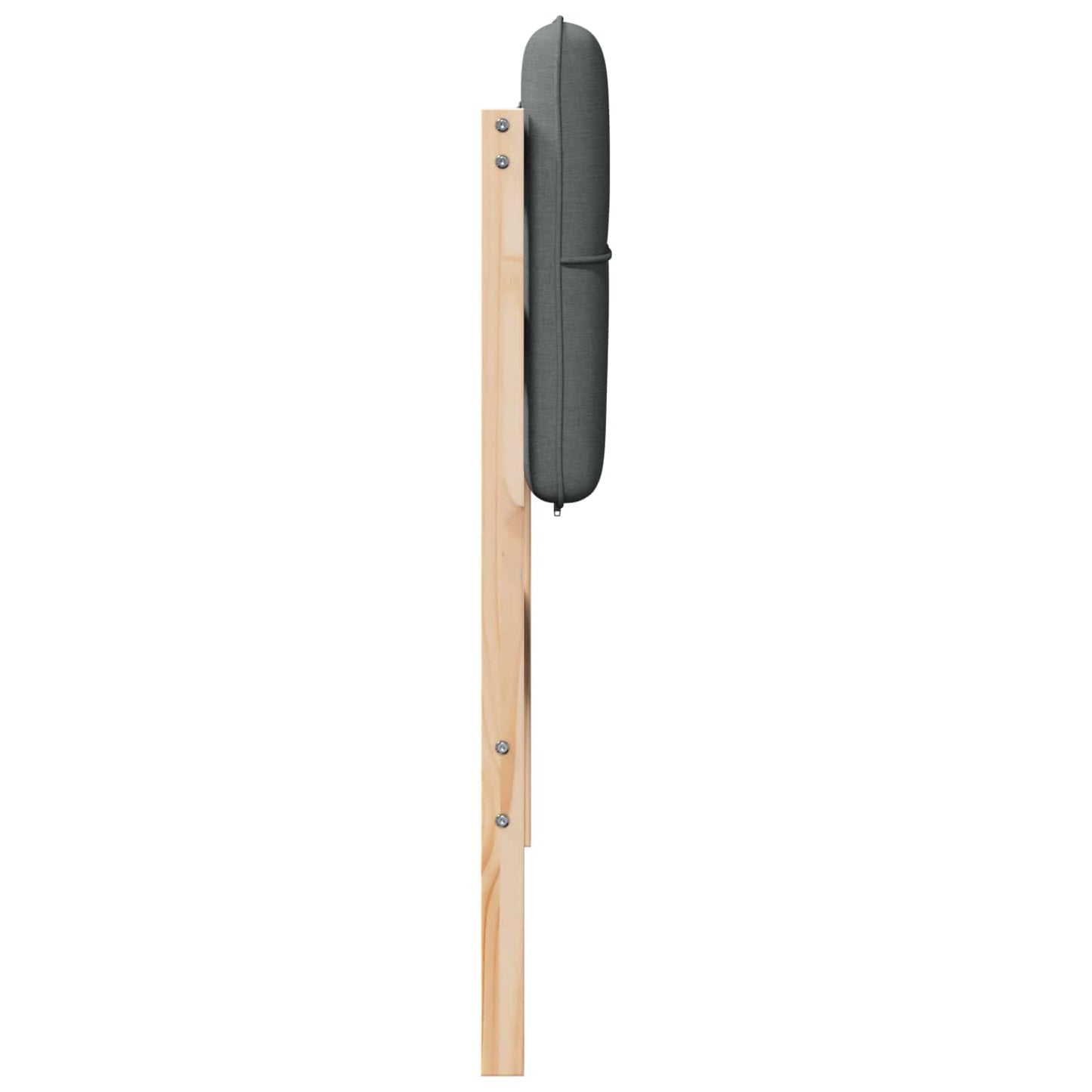 Gepolstertes Kopfteil mit Kopfteil Braun und Hellgrau 90 cm