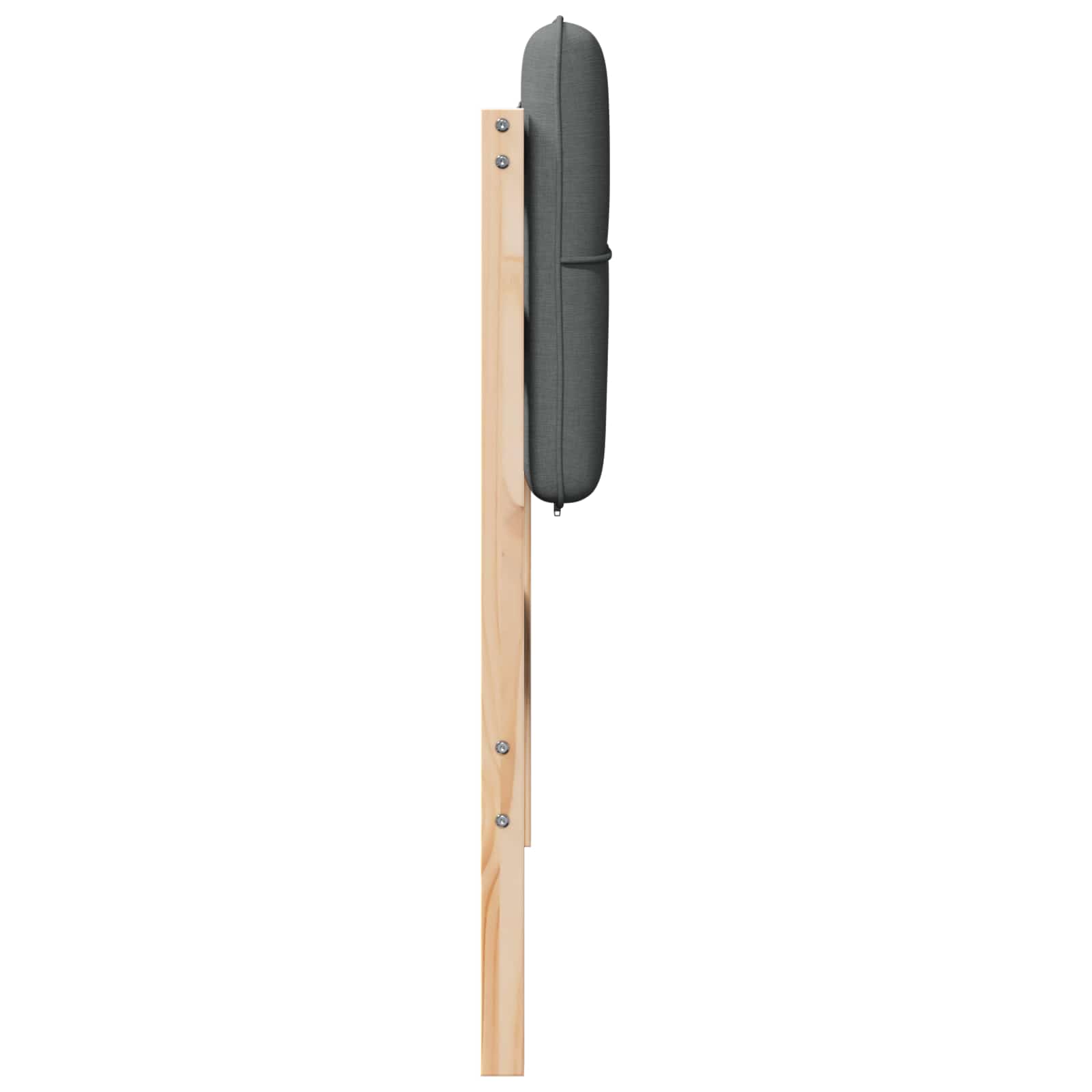 Gepolstertes Kopfteil mit Kopfteil Braun und Hellgrau 90 cm