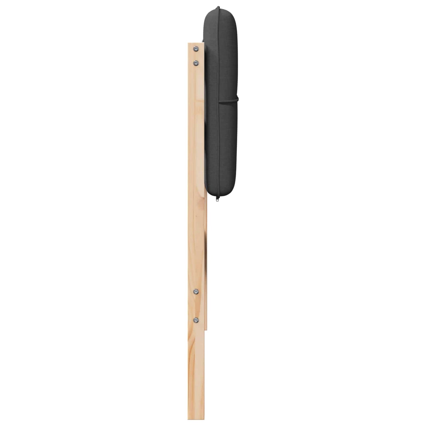Gepolstertes Kopfteil mit Kopfteil Braun und Dunkelgrau 90 cm