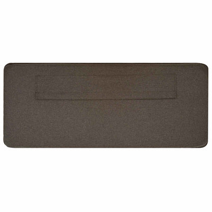 Gepolstertes Kopfteil mit Kopfteil Braun und Taupe 90 cm