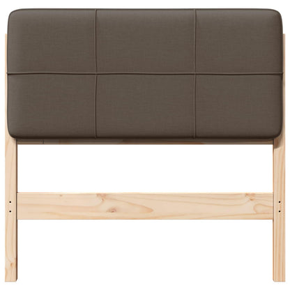 Gepolstertes Kopfteil mit Kopfteil Braun und Taupe 90 cm