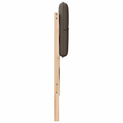 Gepolstertes Kopfteil mit Kopfteil Braun und Taupe 90 cm