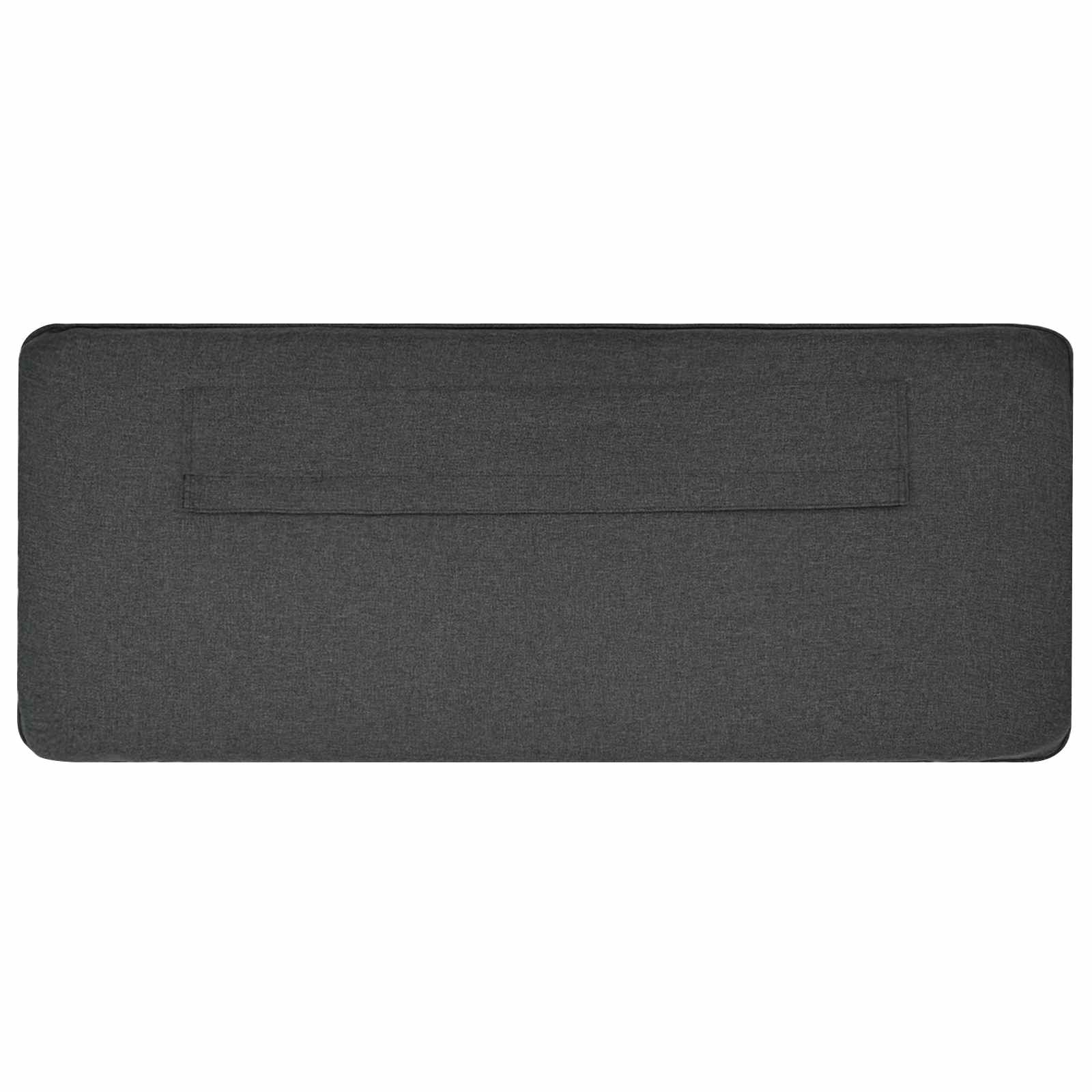 Gepolstertes Kopfteil mit Kopfteil Braun und Dunkelgrau 80 cm