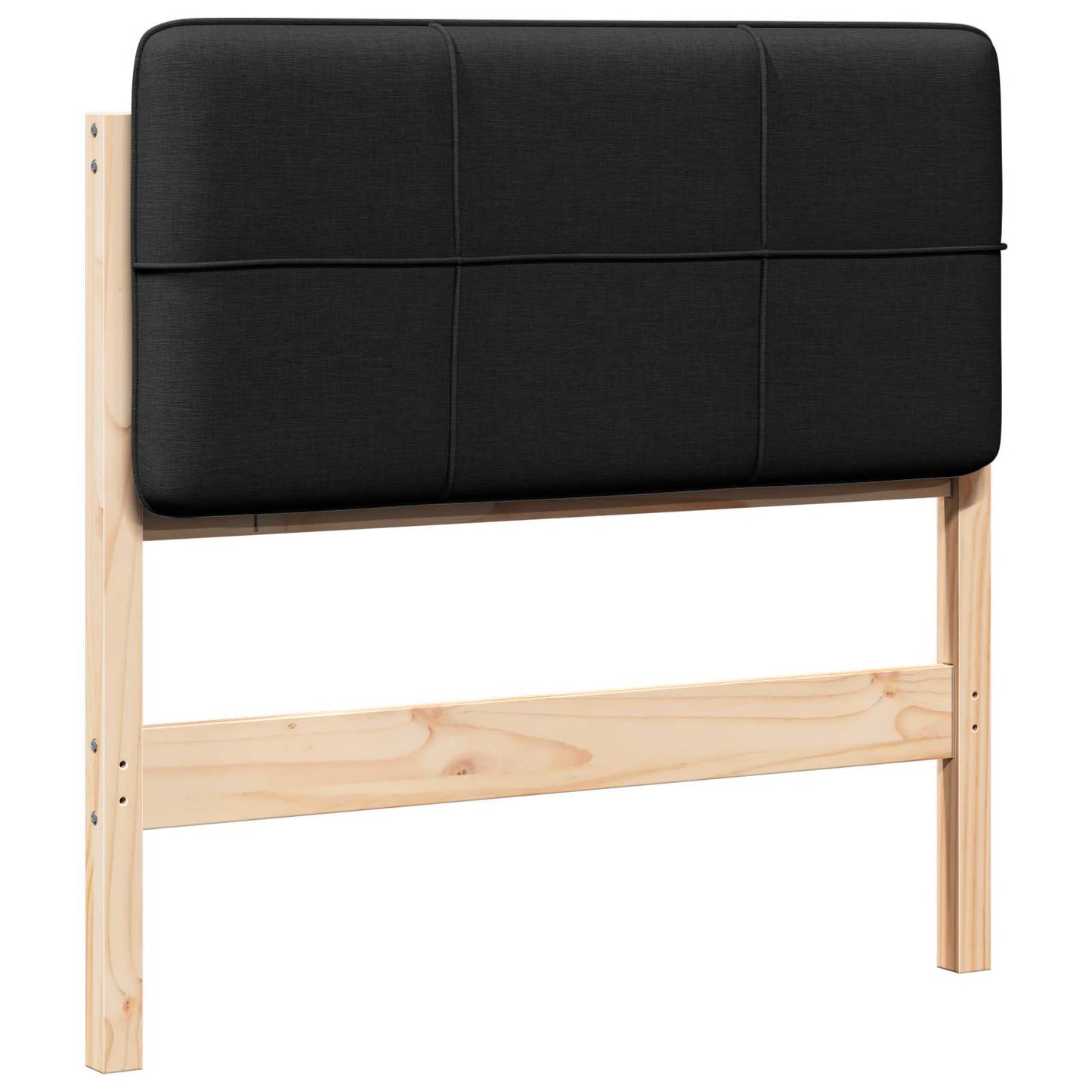 Gepolstertes Kopfteil mit Kopfteil Braun und Schwarz 80 cm