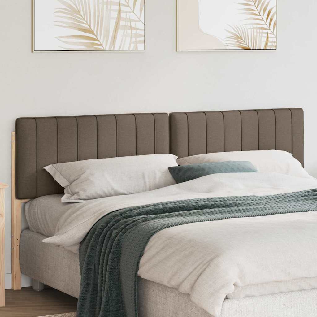 Gepolstertes Kopfteil mit Kopfteil Braun und Taupe 200 cm