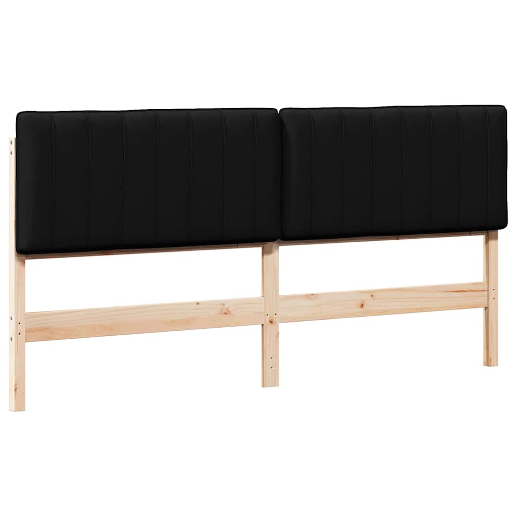 Gepolstertes Kopfteil mit Kopfteil Braun und Schwarz 180 cm