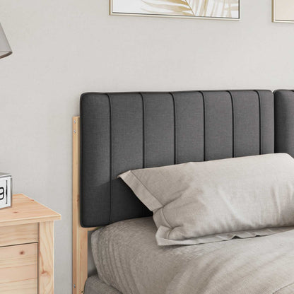 Gepolstertes Kopfteil mit Kopfteil Braun und Dunkelgrau 150 cm