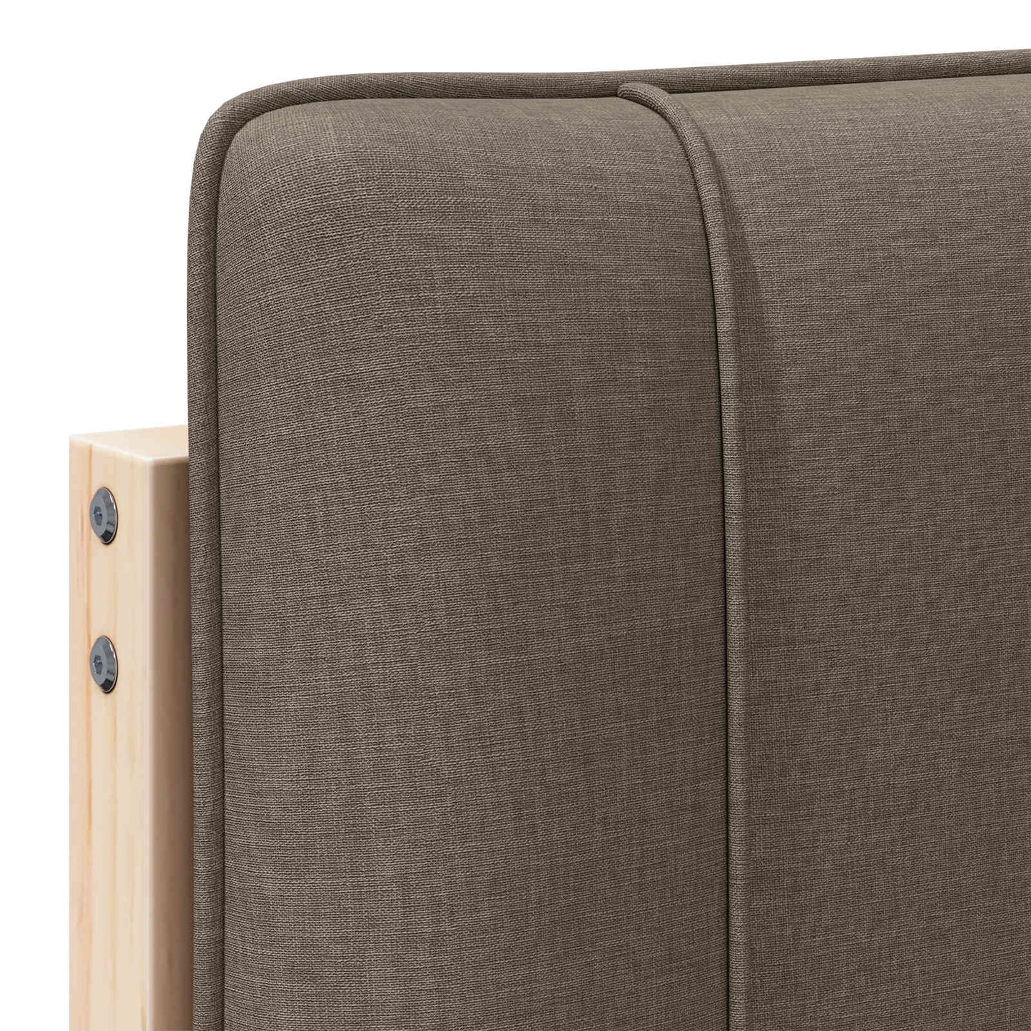 Gepolstertes Kopfteil mit Kopfteil Braun und Taupe 150 cm