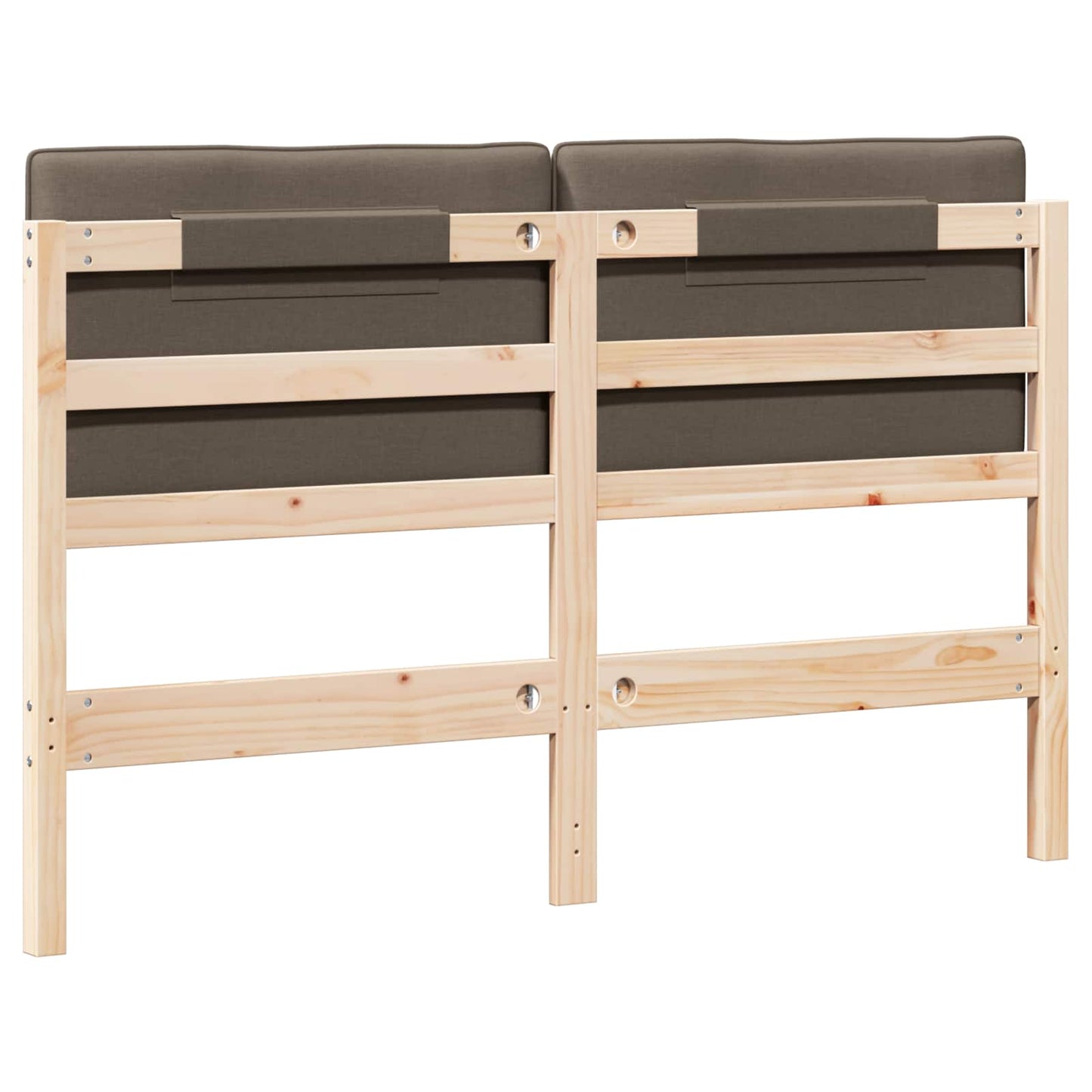 Gepolstertes Kopfteil mit Kopfteil Braun und Taupe 150 cm