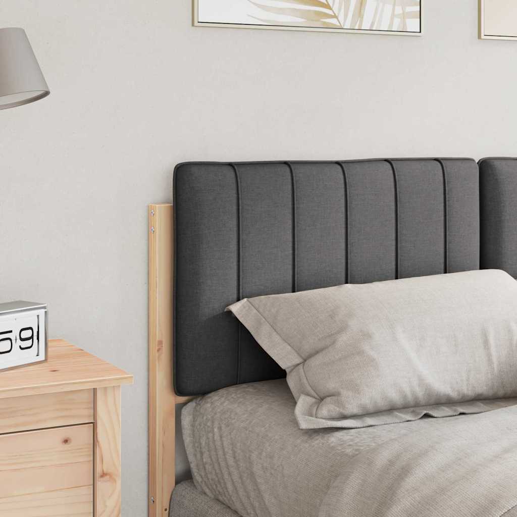 Gepolstertes Kopfteil mit Kopfteil Braun und Dunkelgrau 140 cm