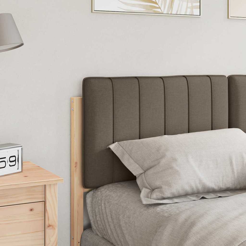 Gepolstertes Kopfteil mit Kopfteil Braun und Taupe 140 cm