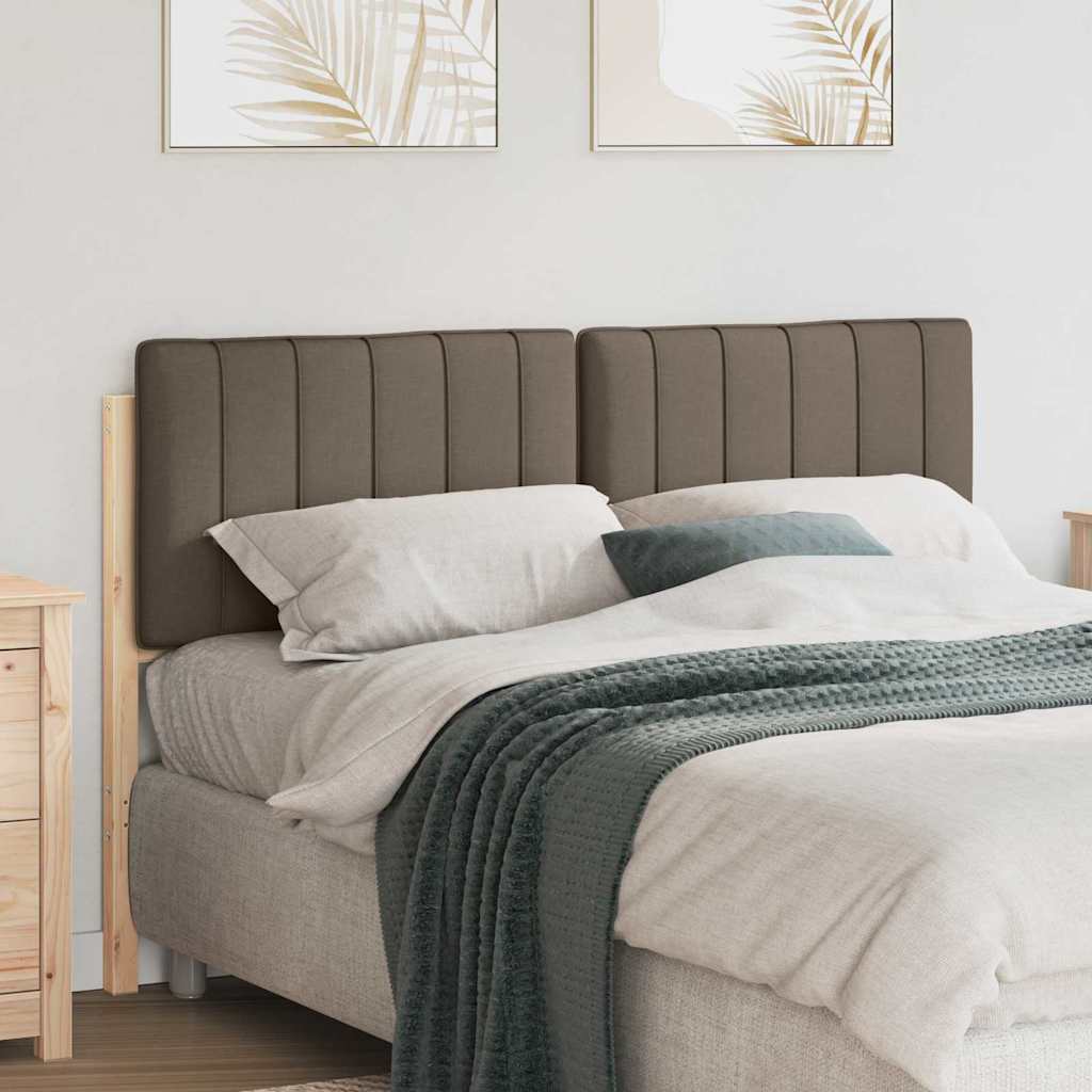 Gepolstertes Kopfteil mit Kopfteil Braun und Taupe 140 cm