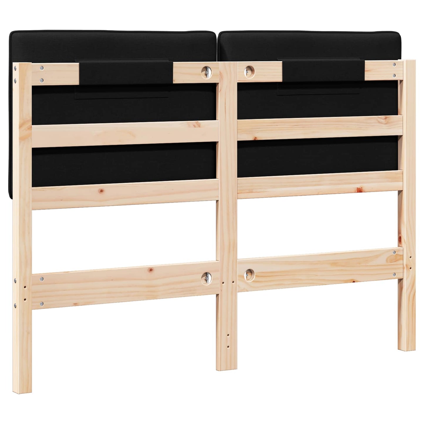 Gepolstertes Kopfteil mit Kopfteil Braun und Schwarz 120 cm