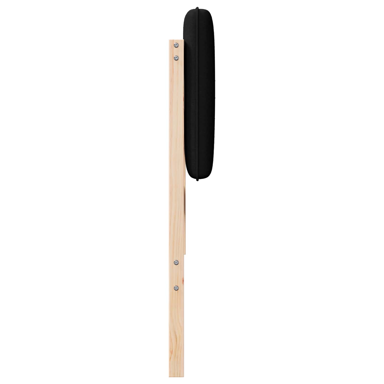 Gepolstertes Kopfteil mit Kopfteil Braun und Schwarz 120 cm