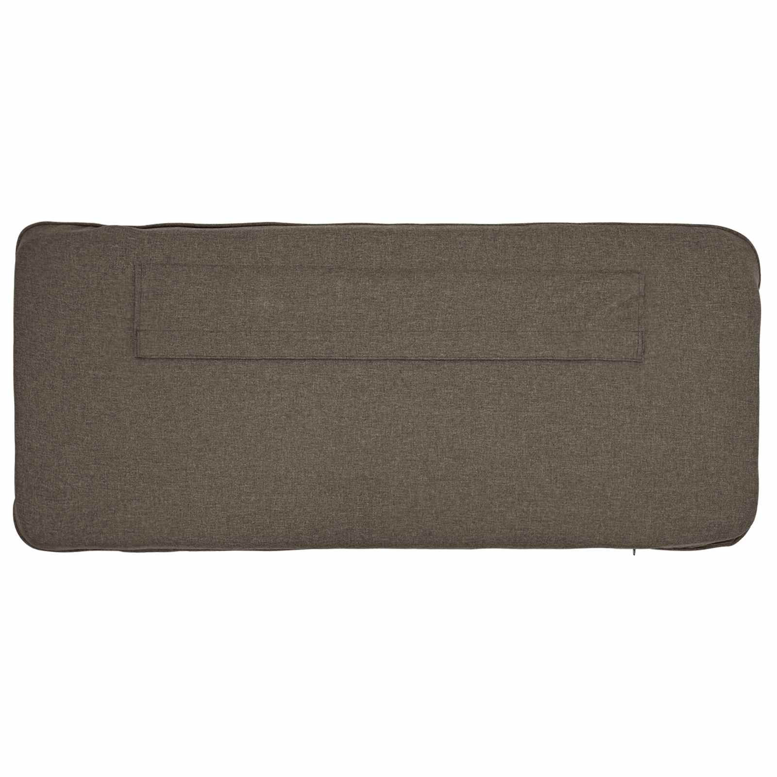 Gepolstertes Kopfteil mit Kopfteil Braun und Taupe 120 cm