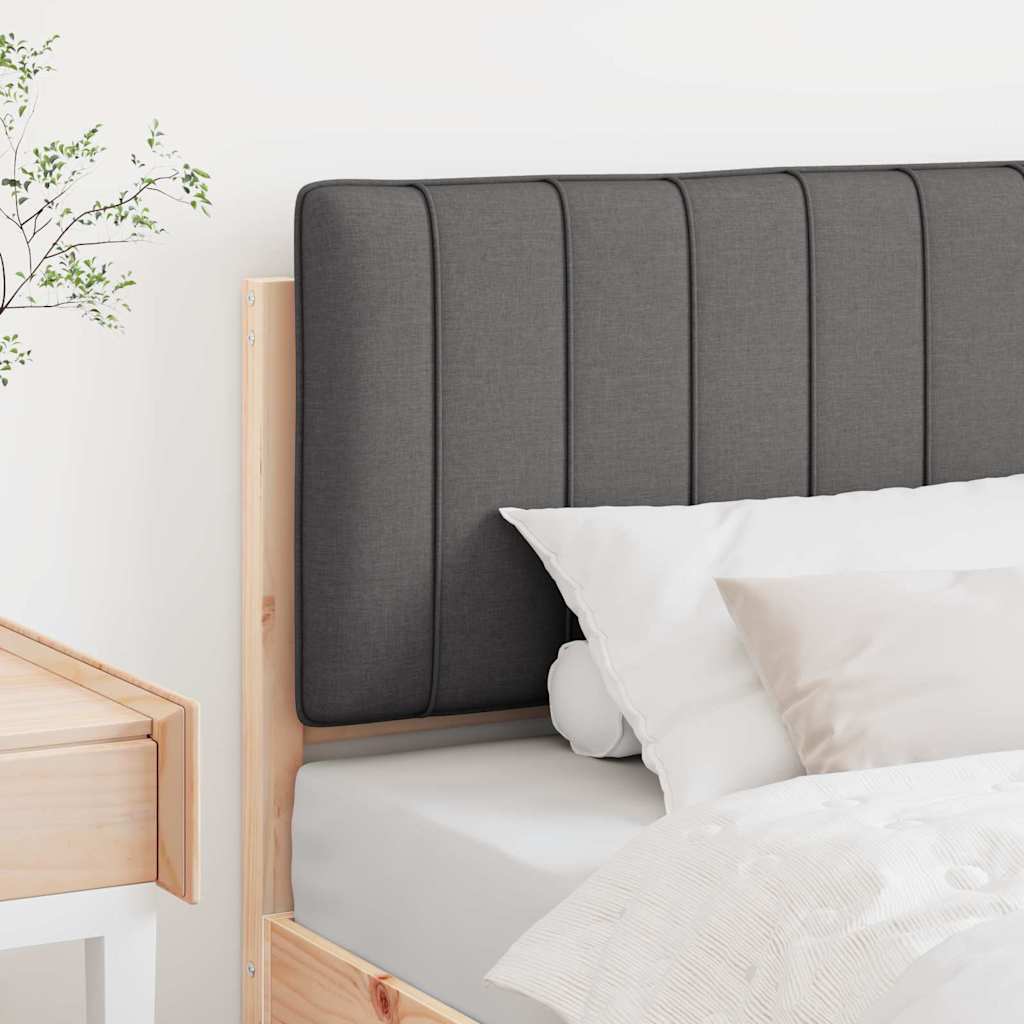 Gepolstertes Kopfteil mit Kopfteil Braun und Dunkelgrau 90 cm