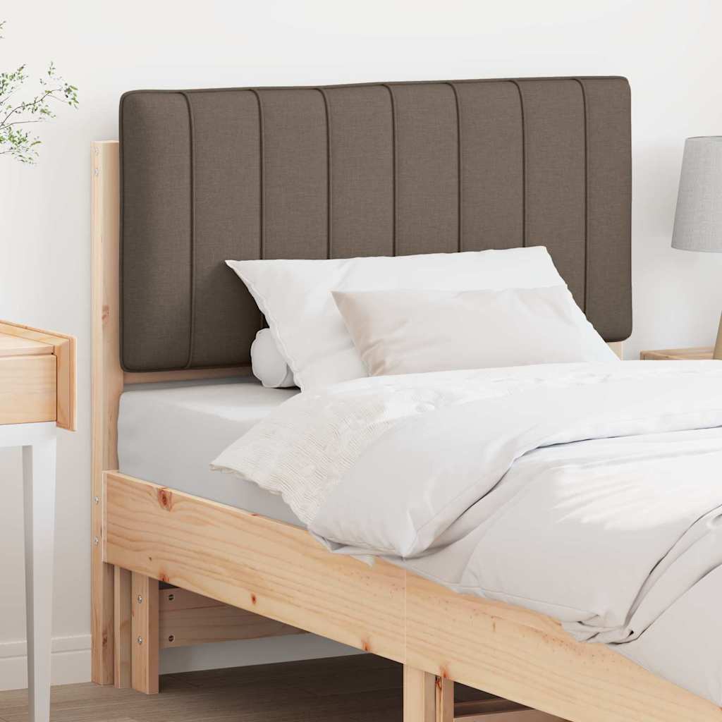 Gepolstertes Kopfteil mit Kopfteil Braun und Taupe 90 cm