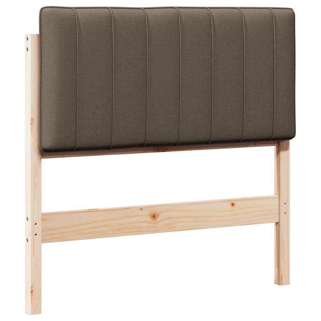 Gepolstertes Kopfteil mit Kopfteil Braun und Taupe 90 cm