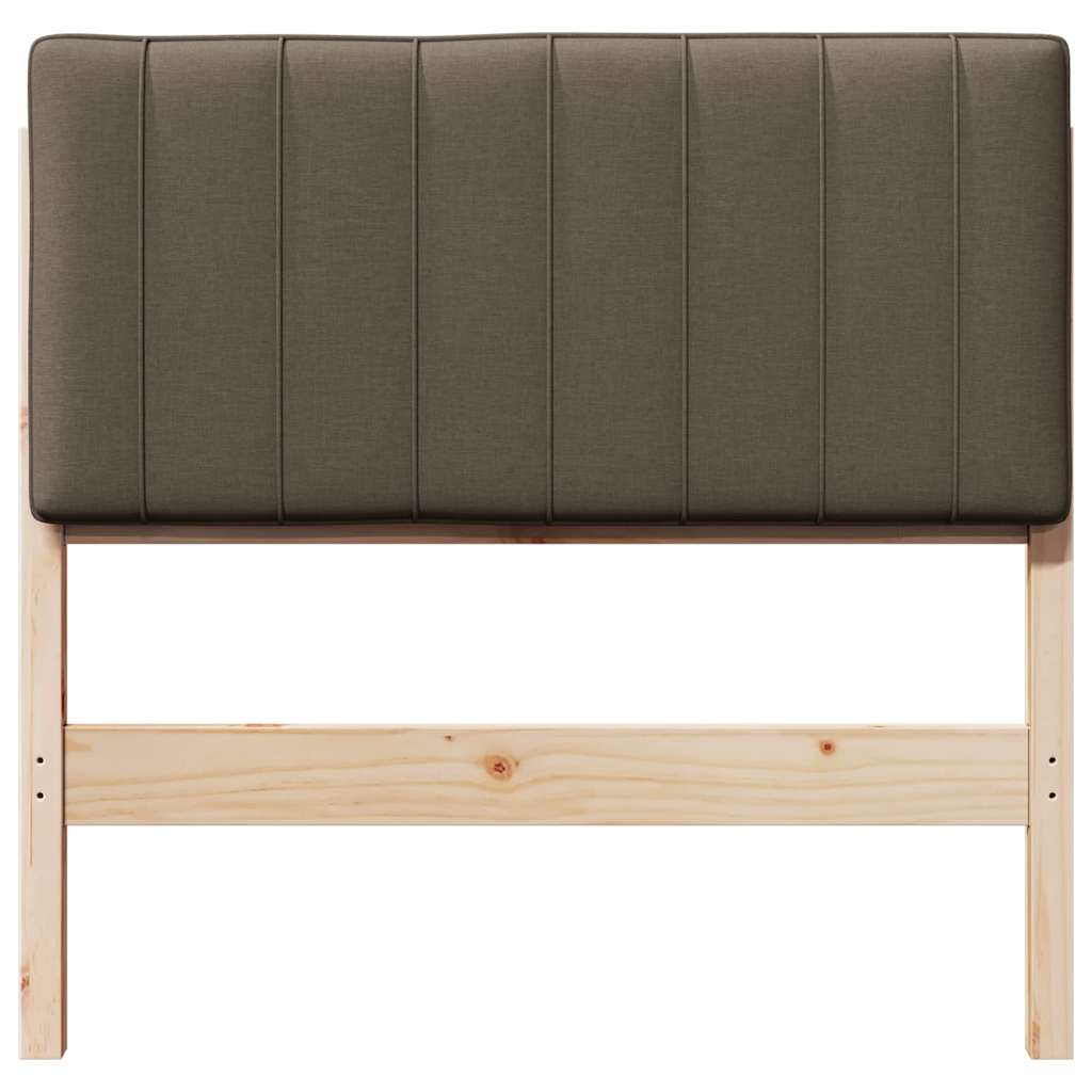 Gepolstertes Kopfteil mit Kopfteil Braun und Taupe 90 cm