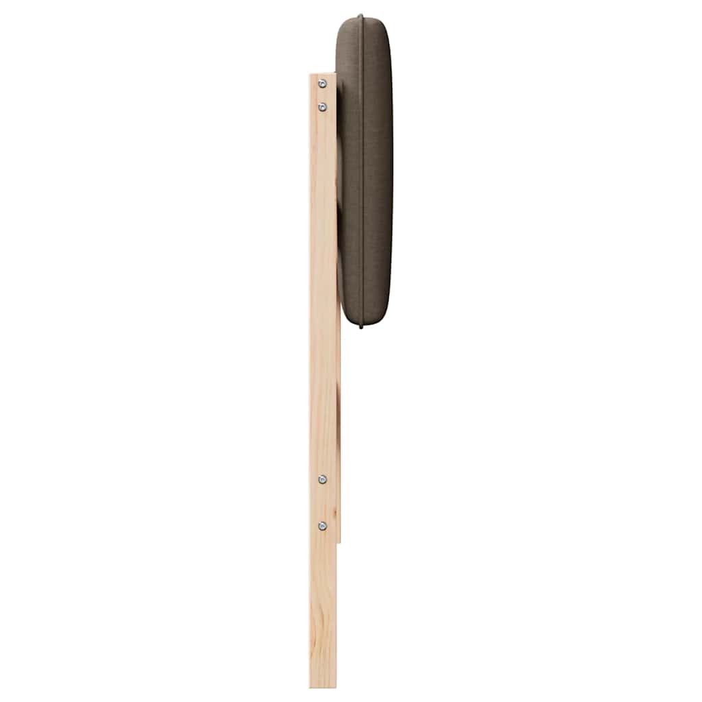 Gepolstertes Kopfteil mit Kopfteil Braun und Taupe 90 cm