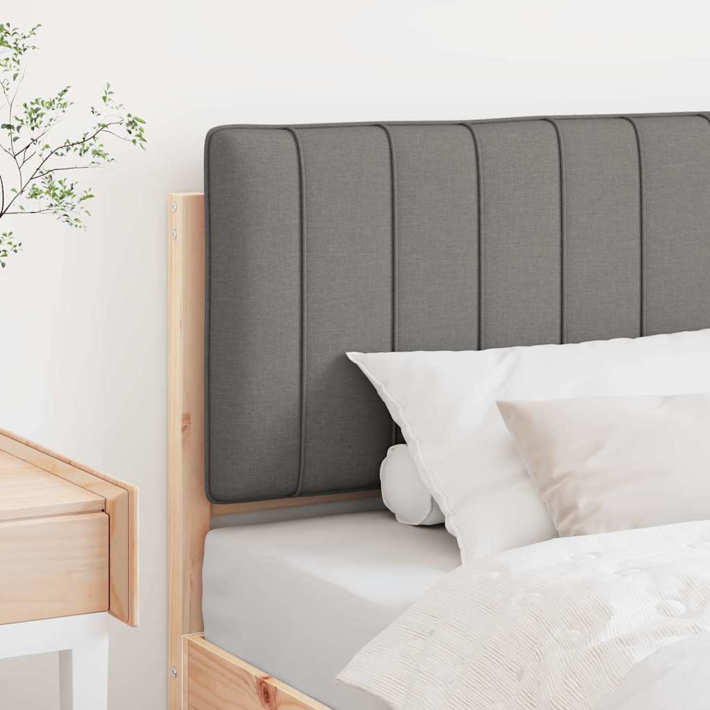 Gepolstertes Kopfteil mit Kopfteil Braun und Hellgrau 80 cm