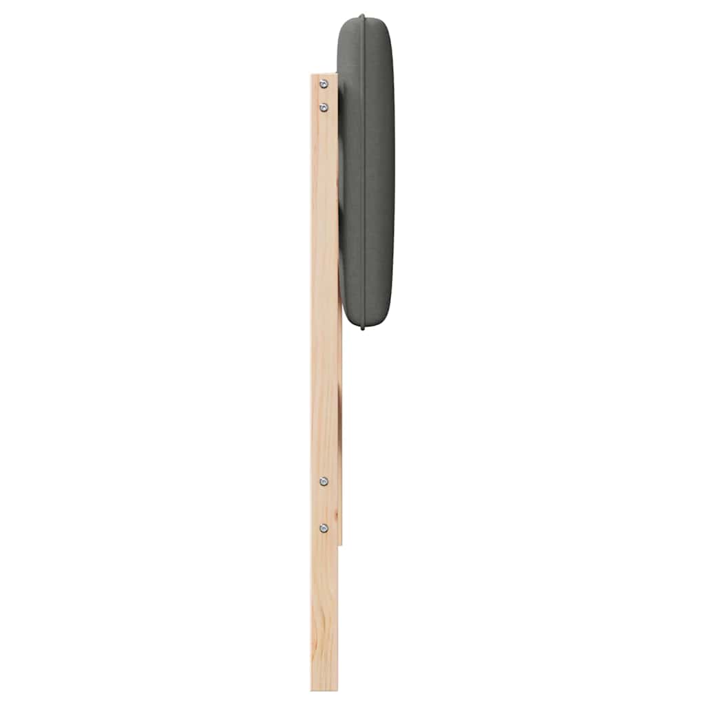 Gepolstertes Kopfteil mit Kopfteil Braun und Hellgrau 80 cm