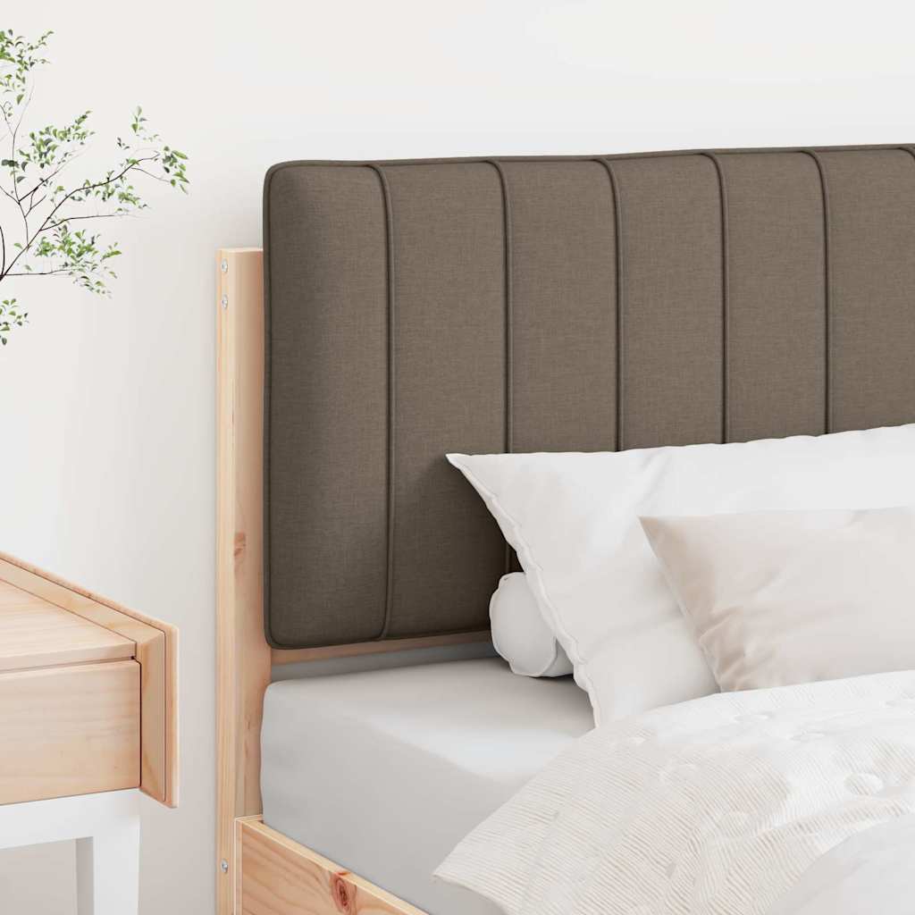 Gepolstertes Kopfteil mit Kopfteil Braun und Taupe 80 cm