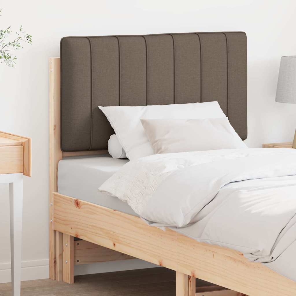 Gepolstertes Kopfteil mit Kopfteil Braun und Taupe 80 cm