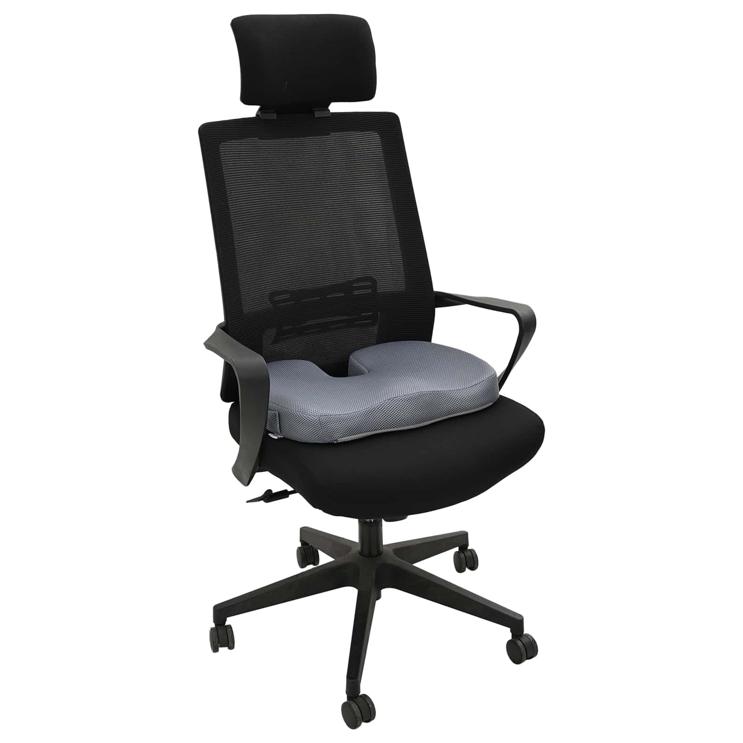 Sitzkissen Viscoschaum Grau 47 x 37 x 8 cm