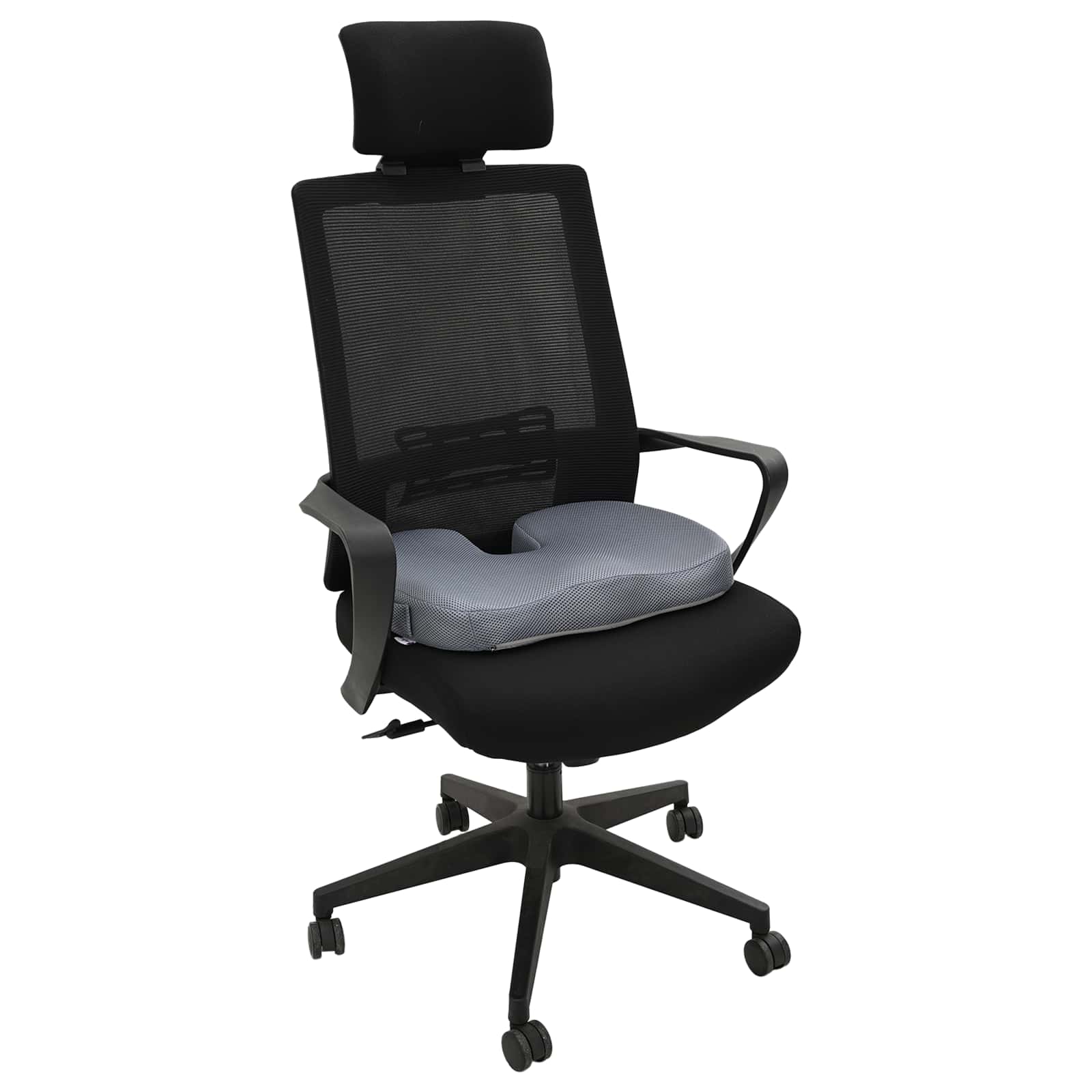 Sitzkissen Viscoschaum Grau 47 x 37 x 8 cm