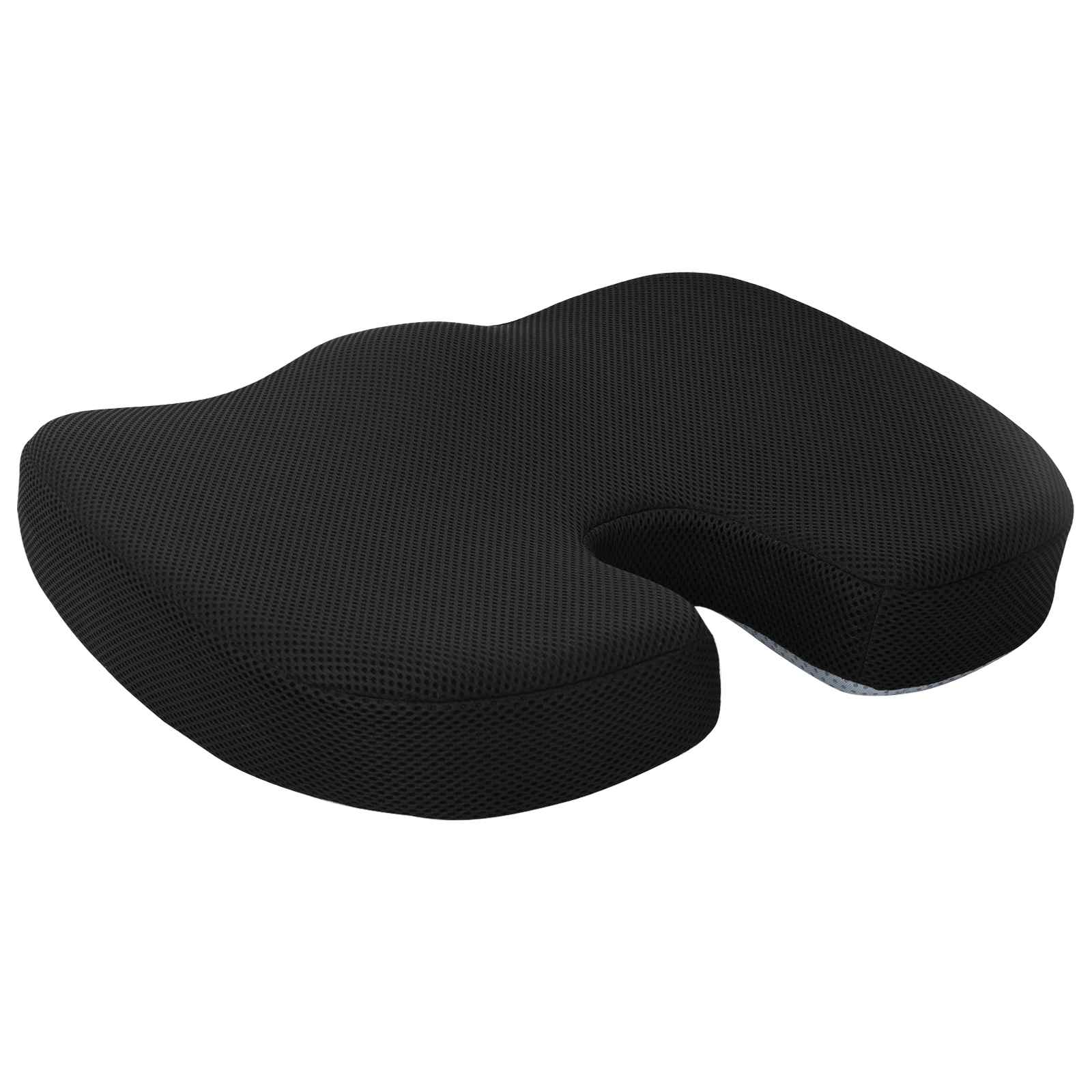 Sitzkissen Viscoschaum Schwarz 47 x 36,5 x 8 cm
