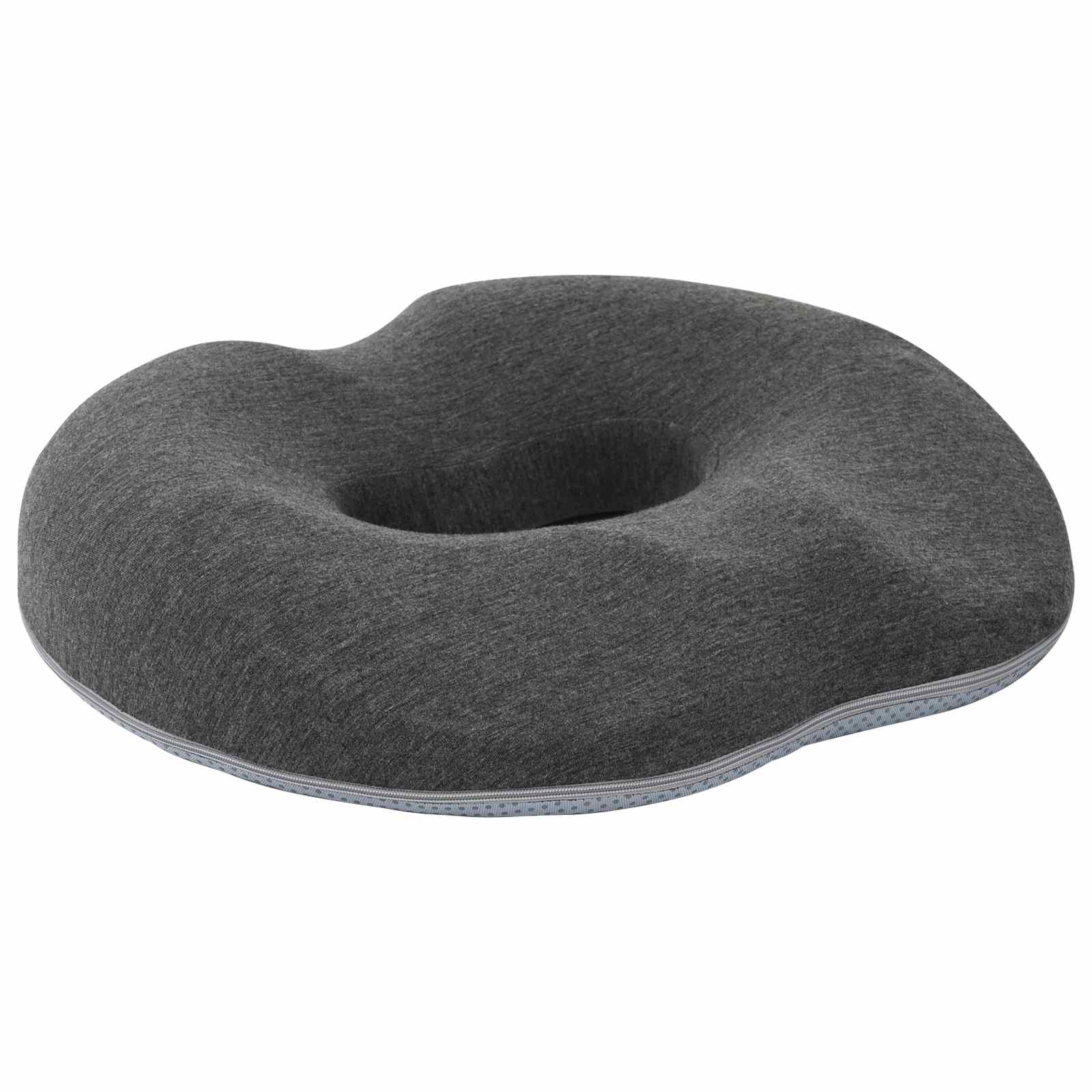 Sitzkissen Einfarbig Dunkelgrau 42 x 36,5 x 8 cm Viscoschaum