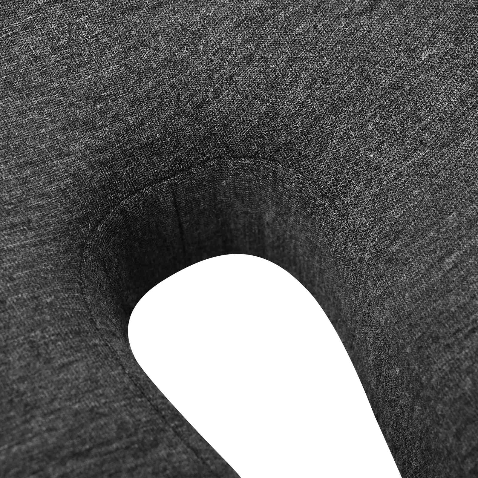 Sitzkissen Viscoschaum Dunkelgrau 48 x 42 x 11,5 cm