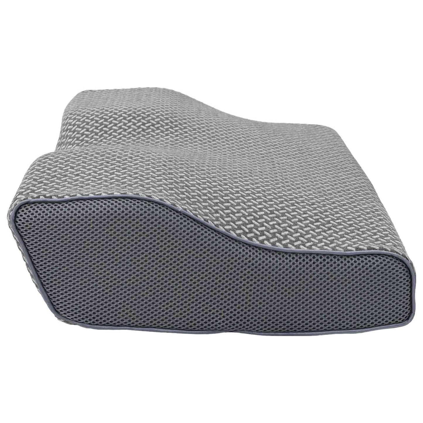 Nackenkissen Grau Viscoschaum 59 x 34 x 12 cm