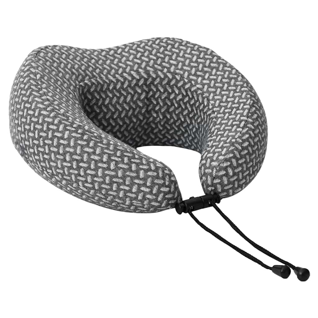 Reisekopfkissen für den Nacken Grau Viscoschaum 30 x 28 x 14 cm