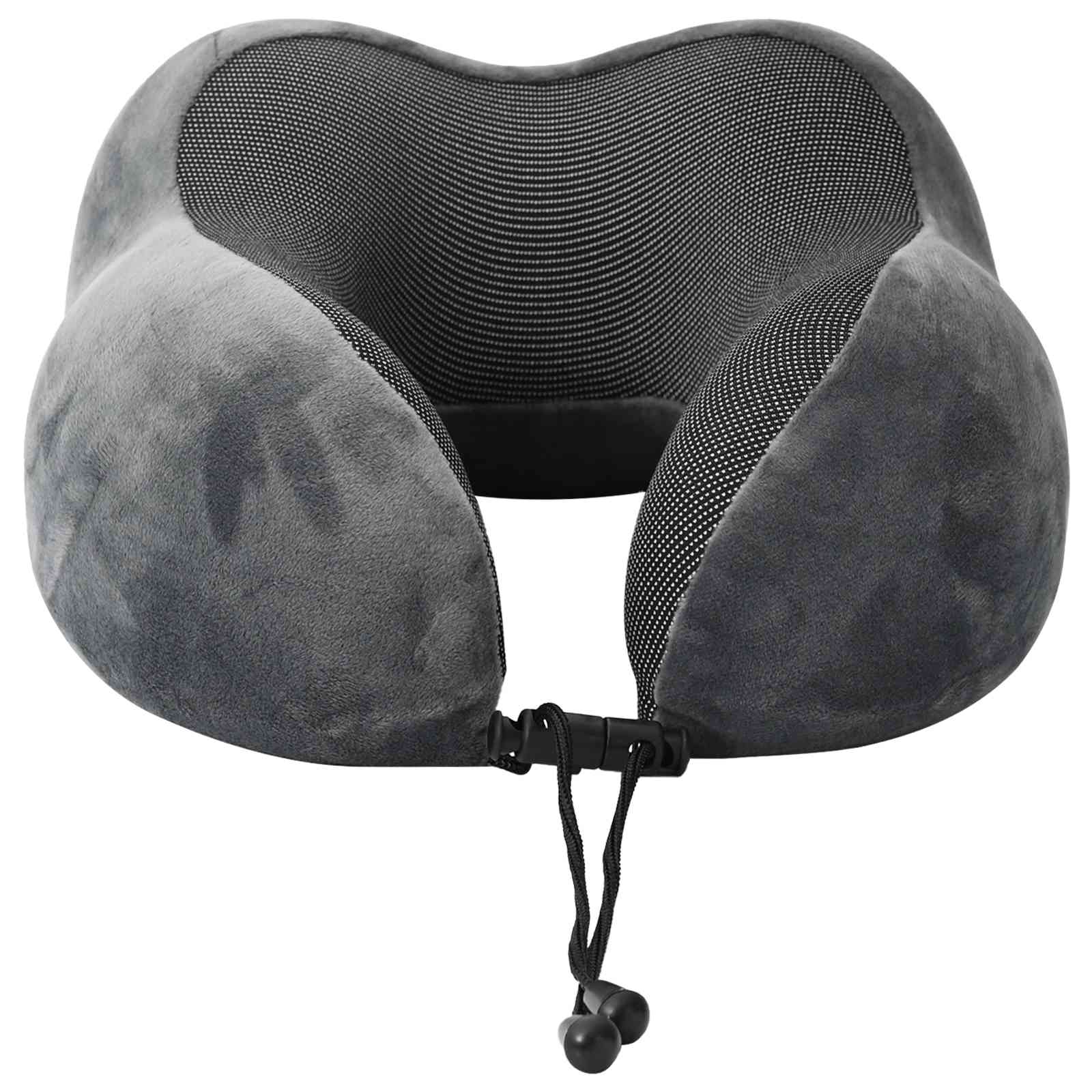 Reisekopfkissen für den Nacken Grau Viscoschaum 27 x 26 x 14 cm