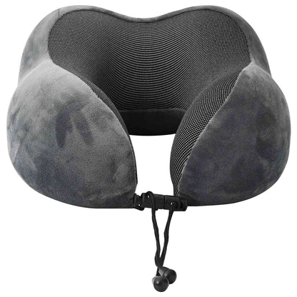 Reisekopfkissen für den Nacken Grau Viscoschaum 27 x 26 x 14 cm