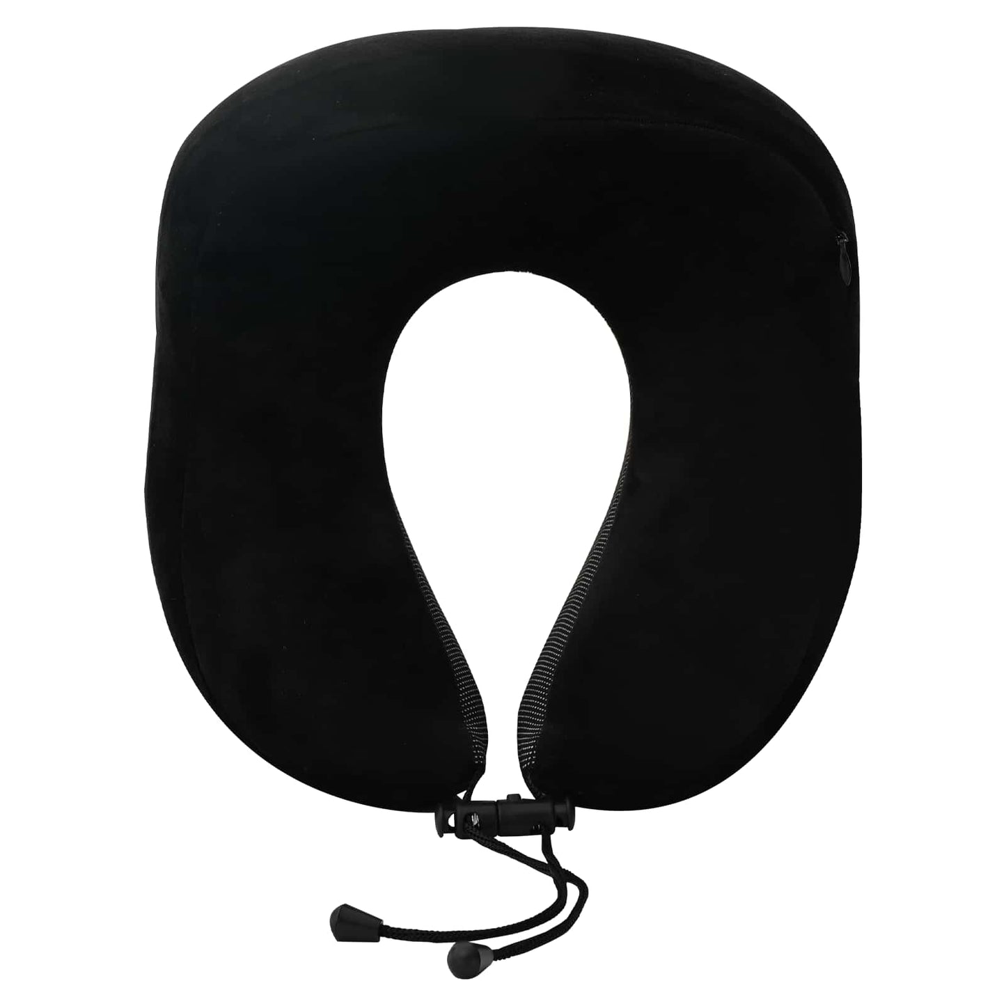 Reisekopfkissen für den Nacken Schwarz Viscoschaum