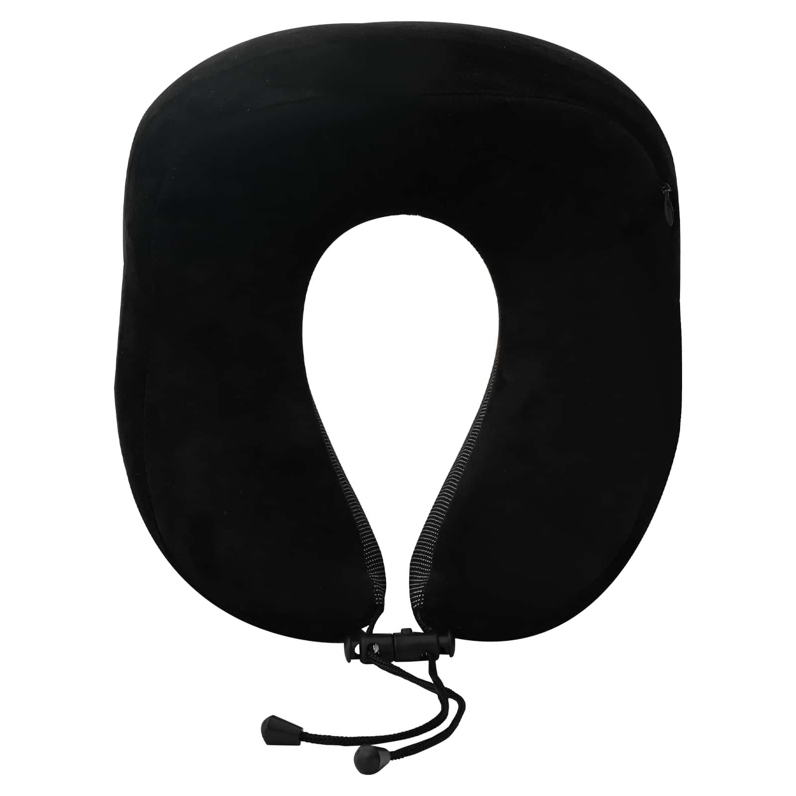 Reisekopfkissen für den Nacken Schwarz Viscoschaum