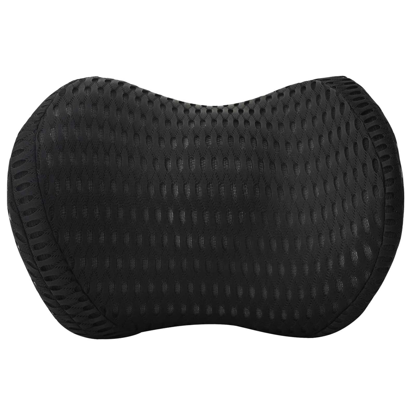 Nackenkissen Schwarz Viscoschaum 30,5 x 21,5 x 13 cm